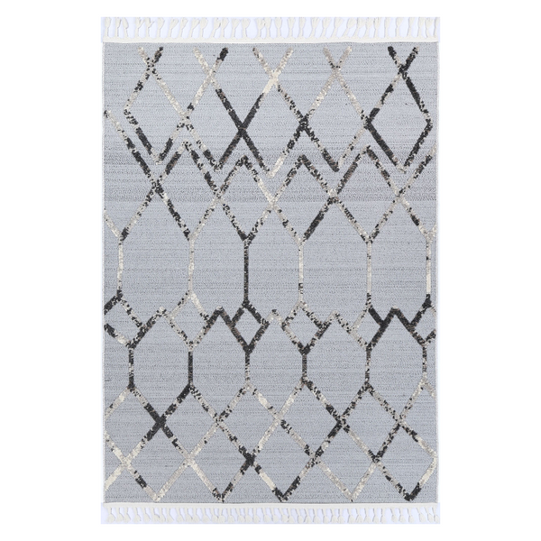Rug Home Decor Ares 04 Grey Anthrasite 80X300 Rugs