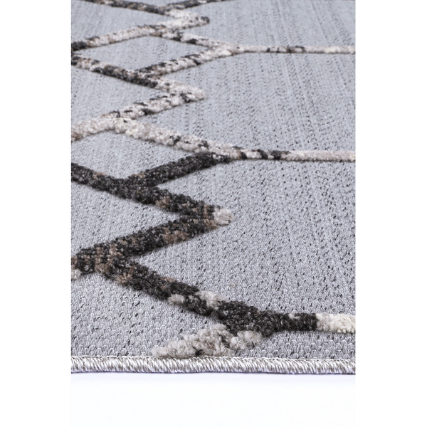 Rug Home Decor Ares 04 Grey Anthrasite 80X300 Rugs