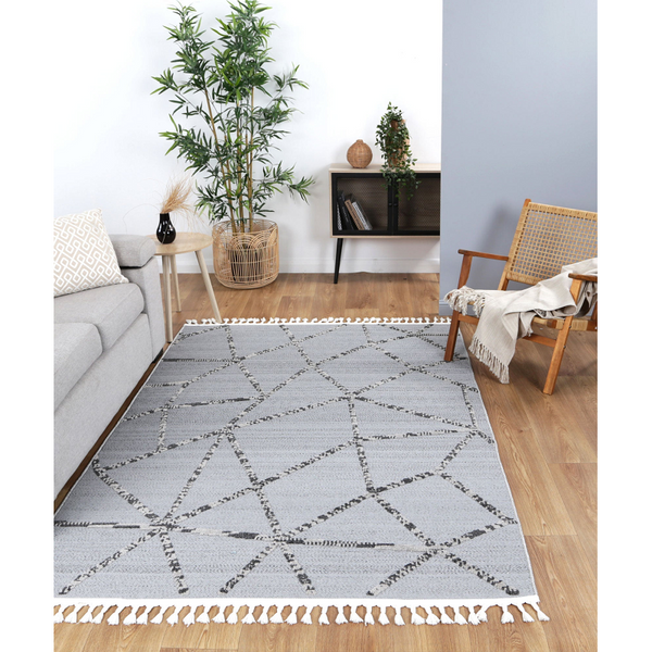 Rug Home Decor Ares 06 Grey Anthrasite 200X290 Rugs