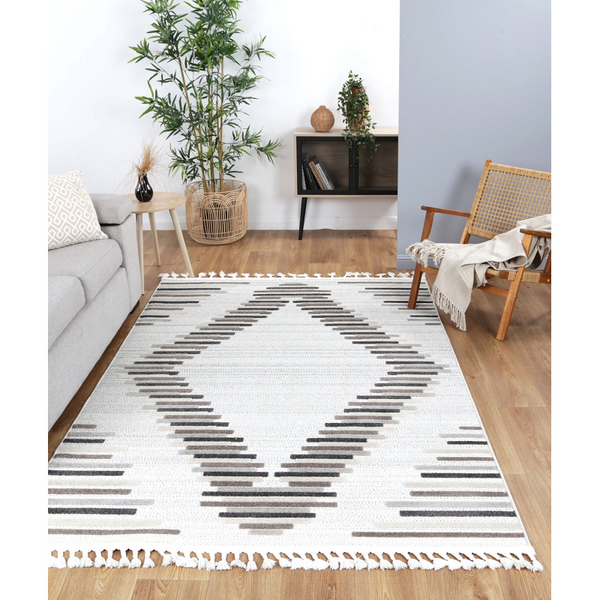 Rug Home Decor Ares 07 Cream Beige 80X300 Rugs