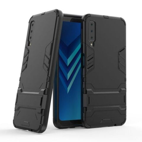 Armor Case For Samsung Galaxy A7 2018 / A750 Shockproof Protection Cover Black Cases Covers & Skins