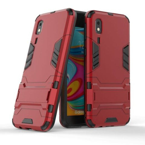 Armor Phone Case Shockproof Protection Cover For Samsung Galaxy A2 Core Red