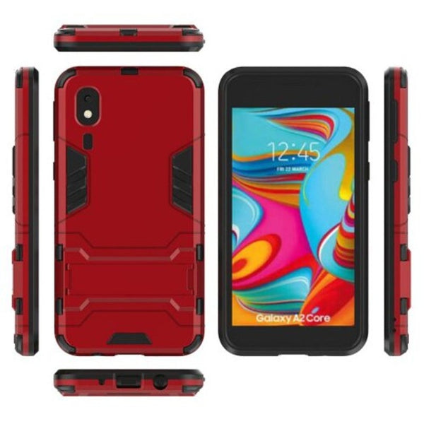 Armor Phone Case Shockproof Protection Cover For Samsung Galaxy A2 Core Red