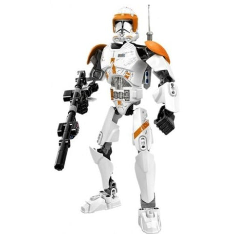 Army Commander Building Block Model Toy White