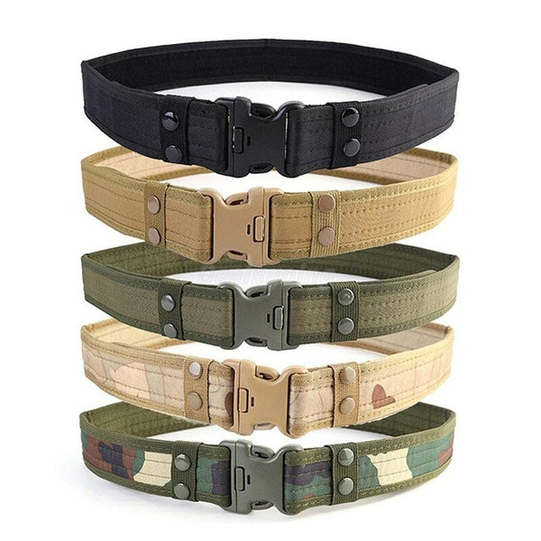 Army Style Tactical Heavy Duty Waist 2 Holsters Belts & Pouches