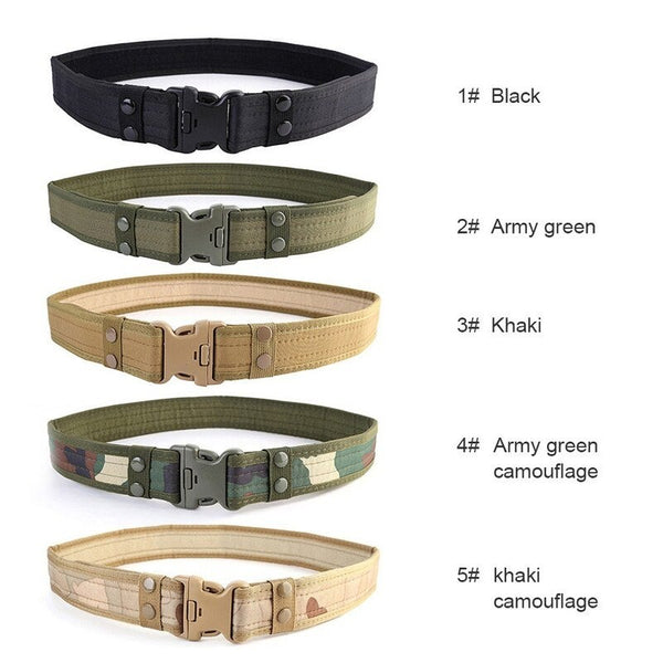 Army Style Tactical Heavy Duty Waist 3 Holsters Belts & Pouches