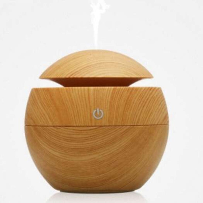 Aroma Essential Oil Diffuser 130Ml Cool Mist Humidifier Fall Leaf Brown Aromatherapy