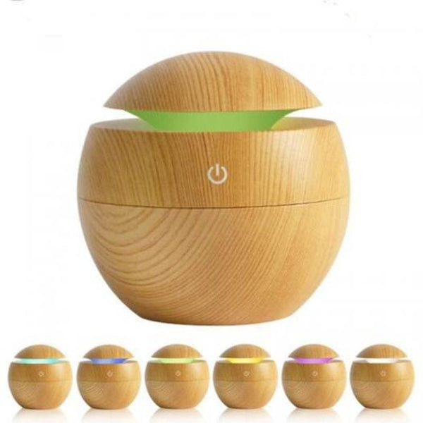 Aroma Essential Oil Diffuser 130Ml Cool Mist Humidifier Fall Leaf Brown Aromatherapy