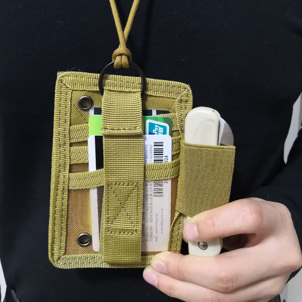 Arrival Id Card Holder Army Fan Tactical Case Patch Neck Lanyard Credit Organizer Id & Document Holders