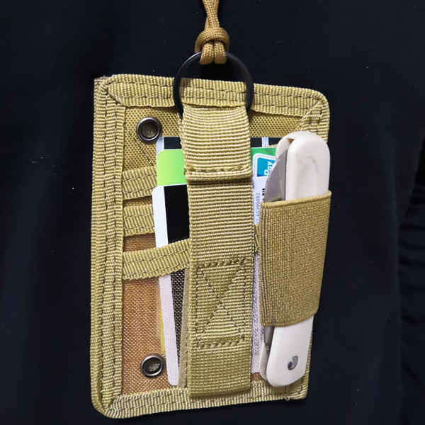 Arrival Id Card Holder Army Fan Tactical Case Patch Neck Lanyard Credit Organizer Id & Document Holders