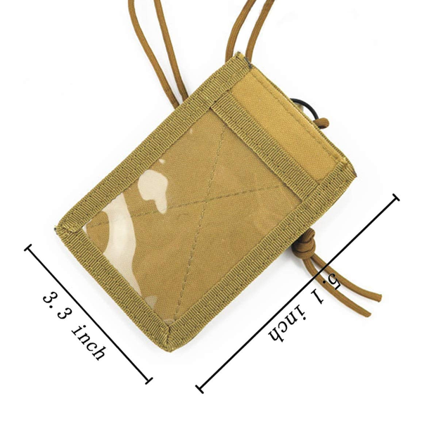 Arrival Id Card Holder Army Fan Tactical Case Patch Neck Lanyard Credit Organizer Id & Document Holders