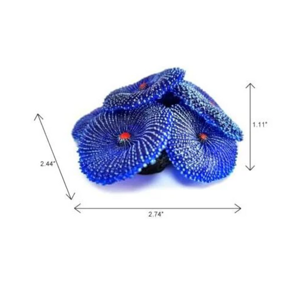 Artificial Coral 4 Pieces Fake Aquarium Decorations Corals For (Coral Blue) Aquariums