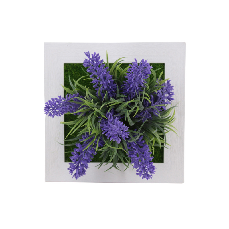 Artificial Flower Succulent Plant Hanging Wall Frame Living Room Home Decor Artificial Plant Panels