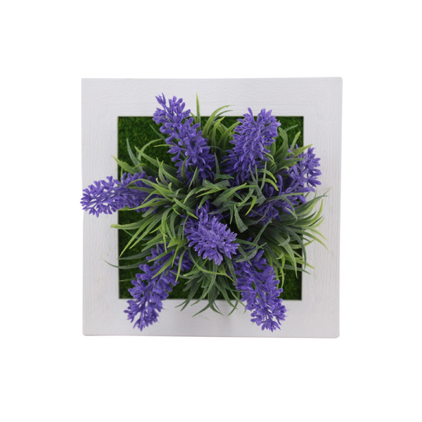 Artificial Flower Succulent Plant Hanging Wall Frame Living Room Home Decor Artificial Plant Panels