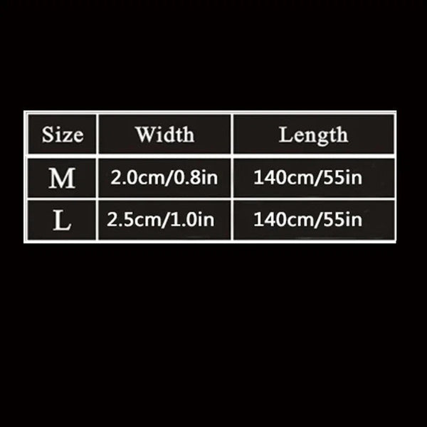 Whinyepet Dog Leash 2Cm Width And 1.4 M Length Black Leads & Head Collars