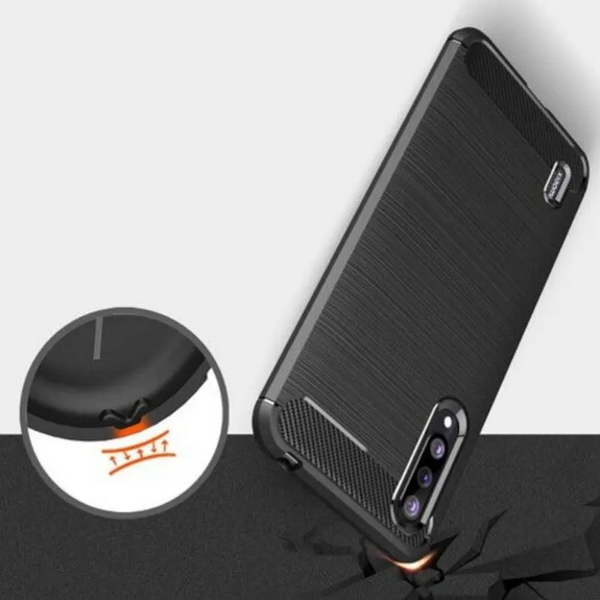 Carbon Fiber Phone Case For Xiaomi Mi 9 Lite Cadetblue