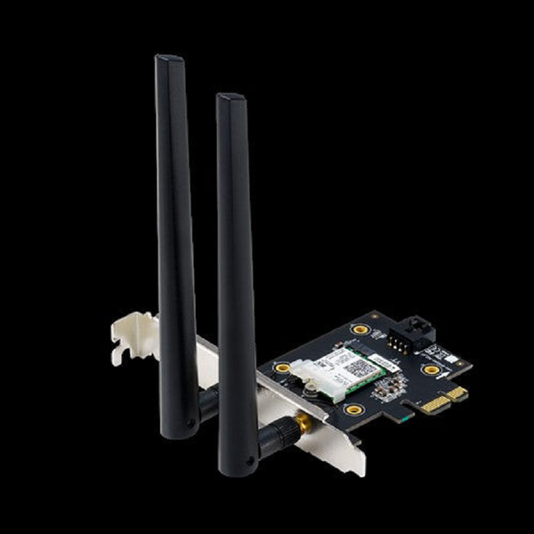 Asus Pce-Ax3000 Dual Band Pci-E Wifi 6 (802.11Ax) Adapter, 160Mhz, Bluetooth 5.0, Wpa3, Ofdma, Mu-Mimo (Wifi6)