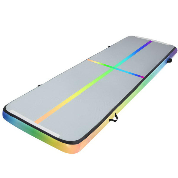 Everfit 4X1x0.2M Air Track Inflatable Tumbling Mat Gymnastics Yoga Gymnastics Mats