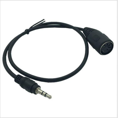 Din 5 Pin Midi Female Plug To 3.5Mm Stereo Audio Extension Cable