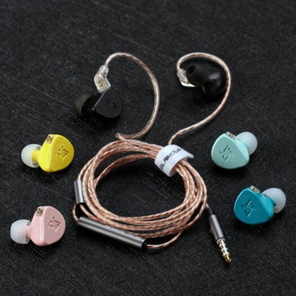 Feat / Mic 01 Hifi Earbuds Cable 0.78Mm 2 Pin Copper Core Earphone Wire With And In Line Control Gray Cables & Adapters