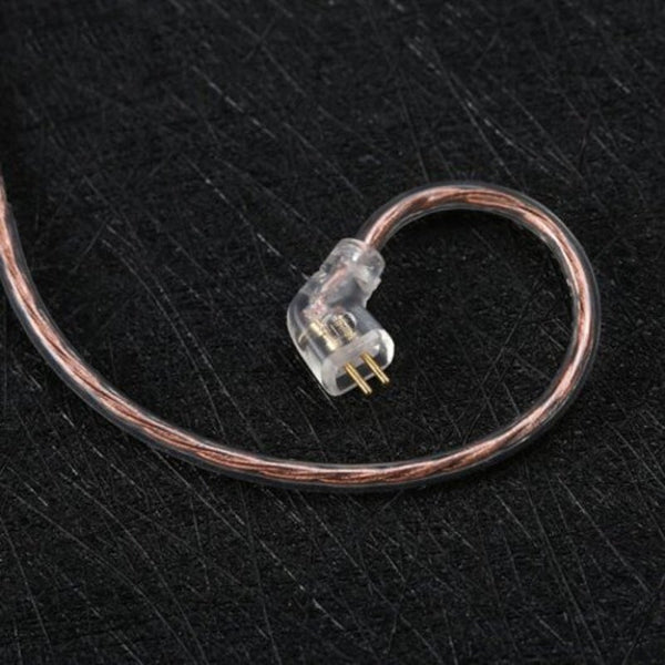 Feat / Mic 01 Hifi Earbuds Cable 0.78Mm 2 Pin Copper Core Earphone Wire With And In Line Control Gray Cables & Adapters