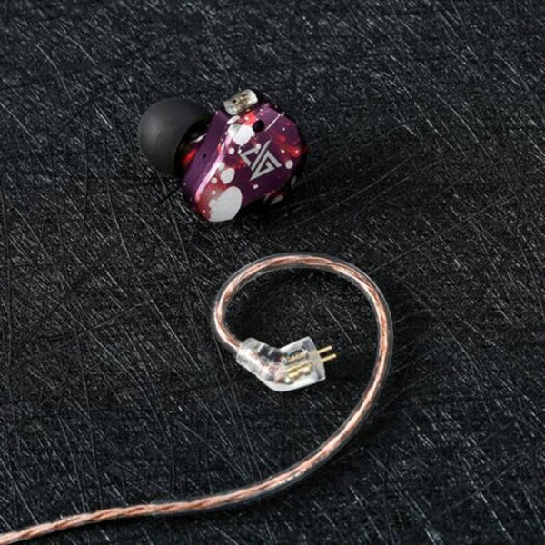 Feat / Mic 01 Hifi Earbuds Cable 0.78Mm 2 Pin Copper Core Earphone Wire With And In Line Control Gray Cables & Adapters