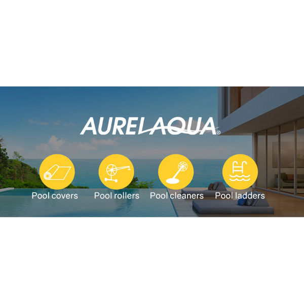 Aurelaqua Pool Cover 500 Micron 10X5m Solar Blanket Swimming Thermal Blue Pool Covers