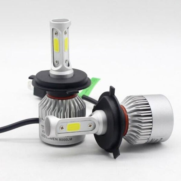 Auto Headlamp S2 Led 8000Lm / Set Car Headlight H1 H3 H4 H7 H11 9005 9006 Kit White Light Bulbs