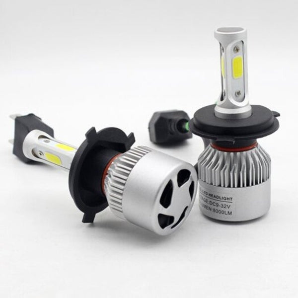 Auto Headlamp S2 Led 8000Lm / Set Car Headlight H1 H3 H4 H7 H11 9005 9006 Kit White Light Bulbs