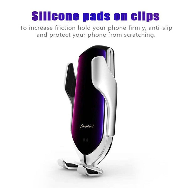 Automatic Clamping 10W Car Wireless Charger Air Vent Phone Holder Charging Stand Chargers & Cradles