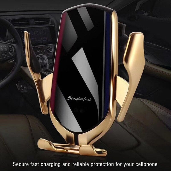 Automatic Clamping 10W Car Wireless Charger Air Vent Phone Holder Charging Stand Chargers & Cradles