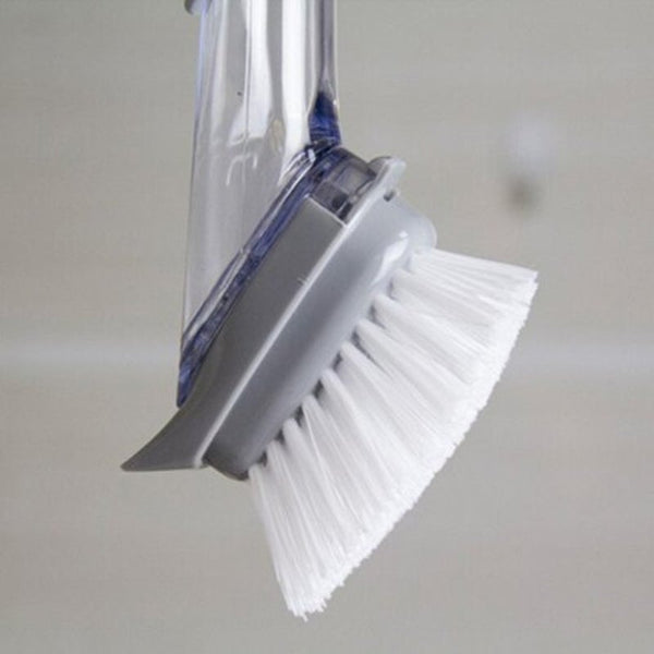 Automatic Refill Detergent Cleaning Brush Dark Gray