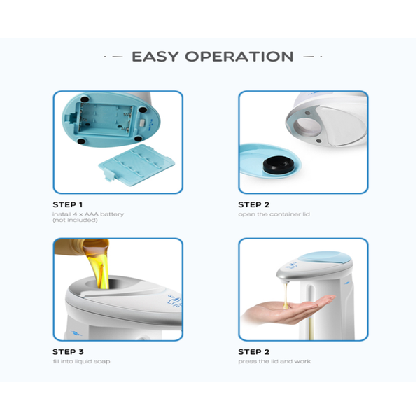 Automatic Soap Dispenser With Built In Infrared Smart Sensor For Kitchen Bathroom Soap Dishes & Dispensers