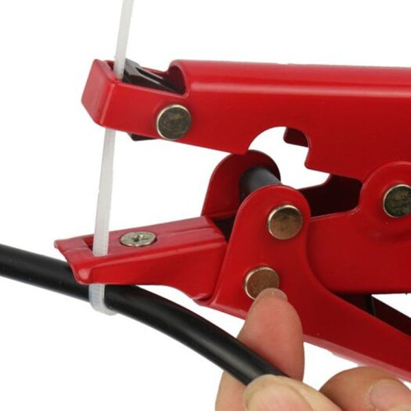 Automatic Tightening Cable Tie Tool Gun Clamp Bean Red Cable Cleats Clamps & Ties