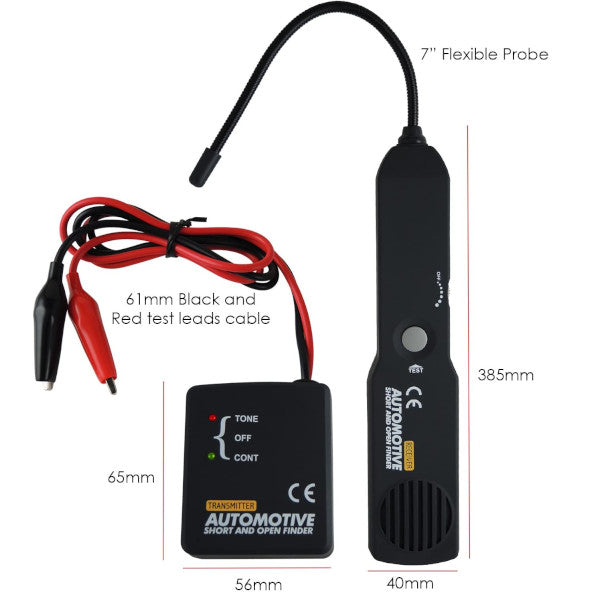 Automotive Wire Tracker Circuit Finder Tester Cable Short Open Repair Tool Car Meter