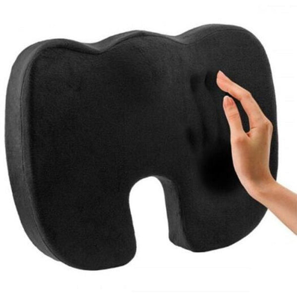 Coccyx Orthopedic Seat Cushion Pad Black