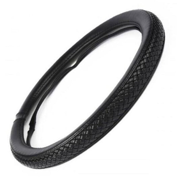 Pu Leather Steering Wheel Cover Black Steering Wheels