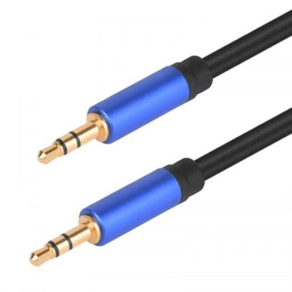 Aux 3.5 Male To Cobalt Blue 1.8M Cables & Adapters