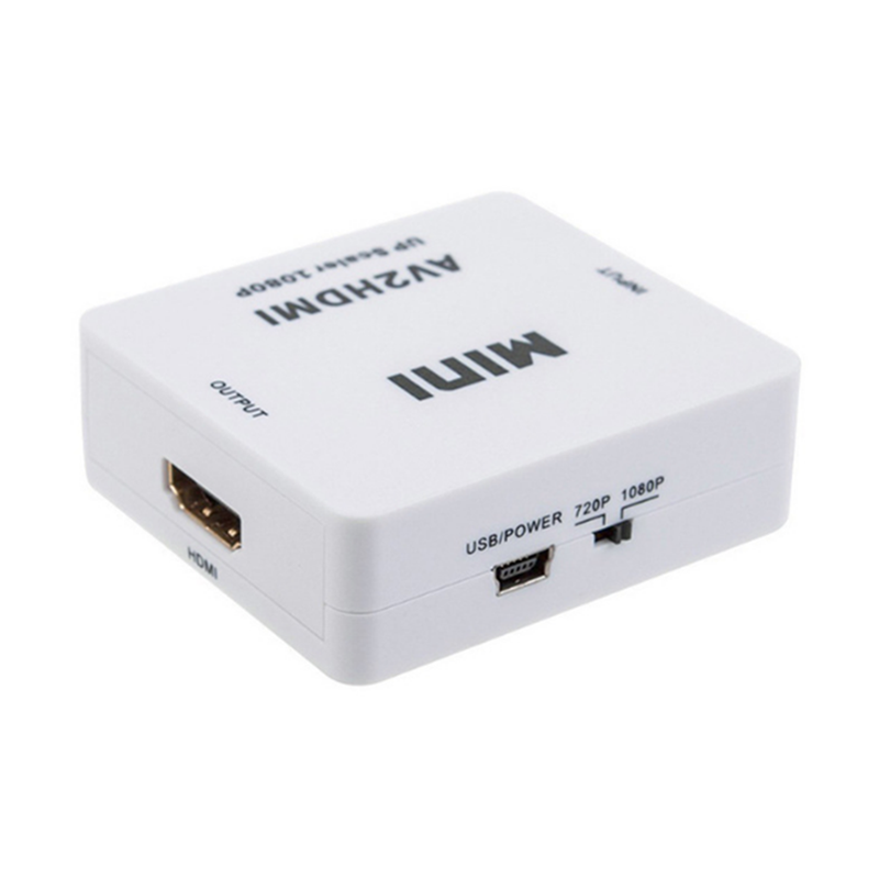 Av To Hdmi Converter Switcher Tv For Pc Laptop Xbox Stb Vhs Vcr Camera Dvd Video Cables & Adapters