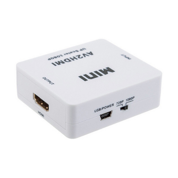 Av To Hdmi Converter Switcher Tv For Pc Laptop Xbox Stb Vhs Vcr Camera Dvd Video Cables & Adapters