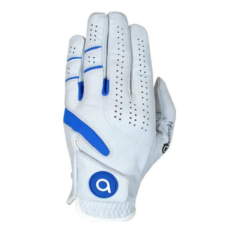 Awezingly Power Touch Cabretta Leather Golf Glove For Men White (Xl) Other Women's Golf Clothing