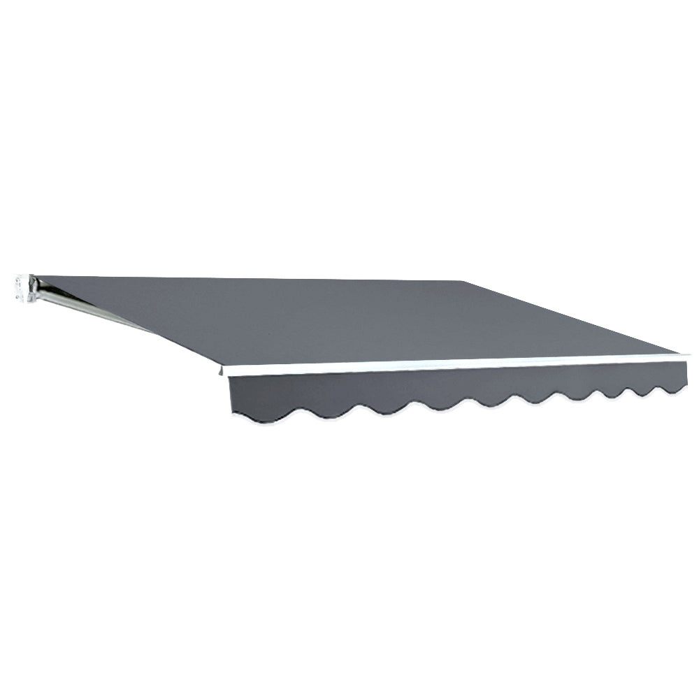 Instahut Folding Arm Awning Outdoor Retractable Canopy 3Mx2.5M Grey