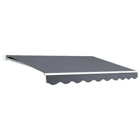 Instahut Folding Arm Awning Outdoor Retractable Canopy 3Mx2.5M Grey