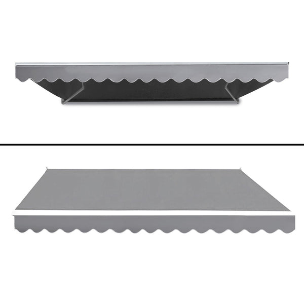 Instahut Folding Arm Awning Motorised Outdoor Pearl Retractable 4X2.5M Awning & Canopy Parts