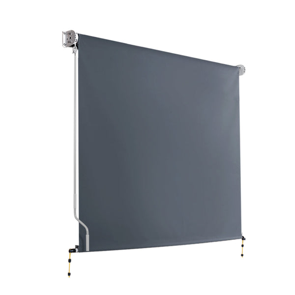 Instahut Outdoor Blind Privacy Screen Roll Down Awning Canopy 1.5X2.5M Awning & Canopy Parts