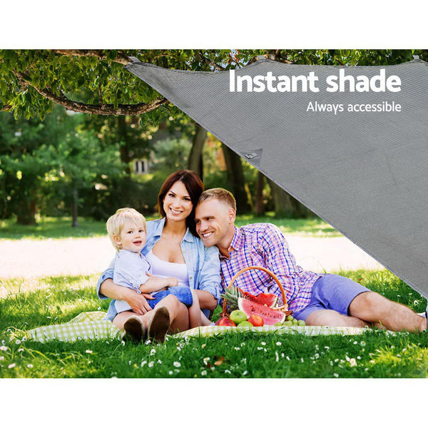 Weisshorn 4.6M Privacy Screens 1.95M Roll Out Awning End Wall Side Sun Shade Awning & Canopy Parts