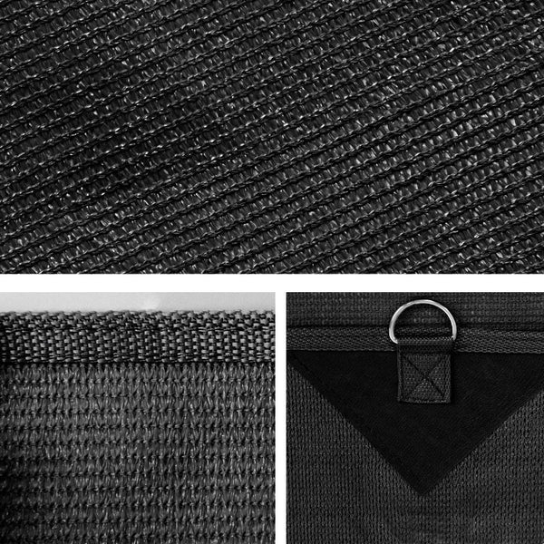 Caravan Privacy Screens Black Caravan Privacy Screen 1.95 X 2.2M End Wall Or Side Sun Shade Roll Out