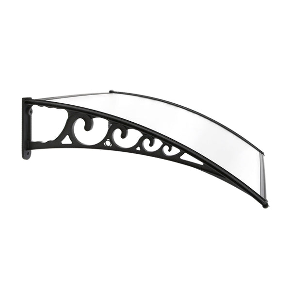 Instahut Diy Door Awning Shade 1 X 2M Transparent Awning & Canopy Parts