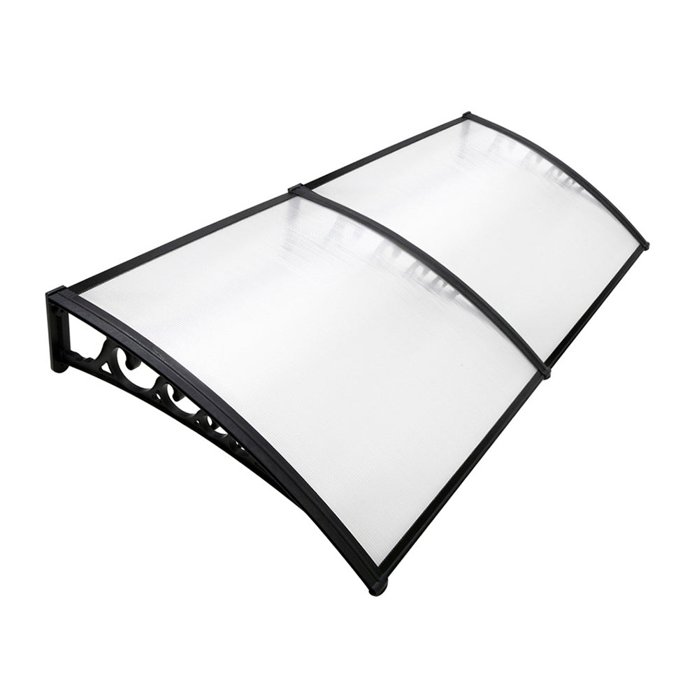 Instahut Door Awning Canopy 1Mx2.4M Diy Patio Outdoor Sunshield Awning & Canopy Parts