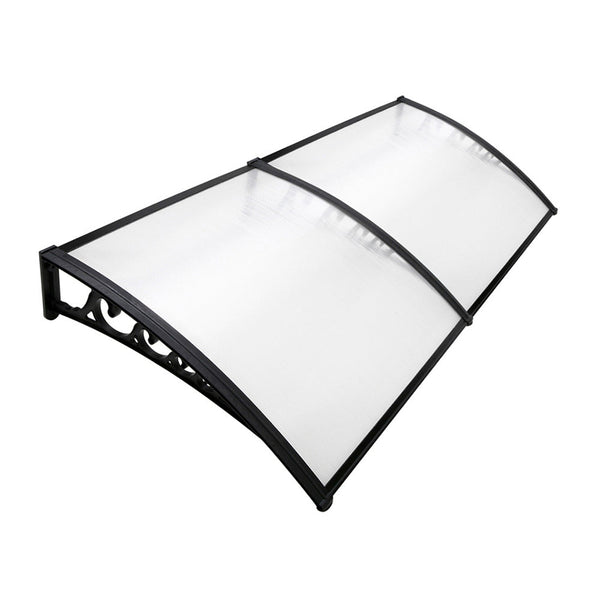 Instahut Door Awning Canopy 1Mx2.4M Diy Patio Outdoor Sunshield Awning & Canopy Parts